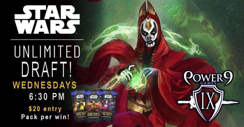 Star Wars Unlimited: Wednesday Draft