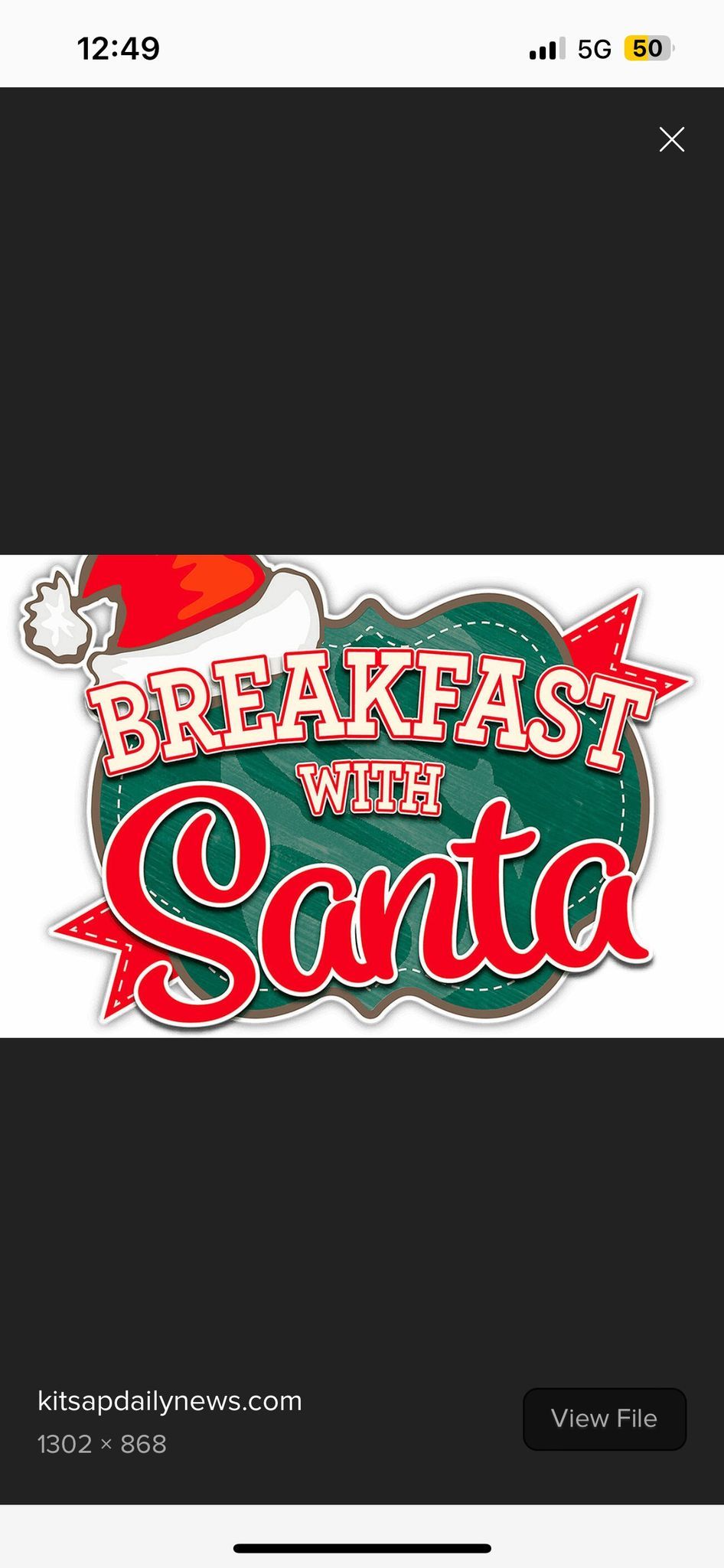 Breakfast with Santa