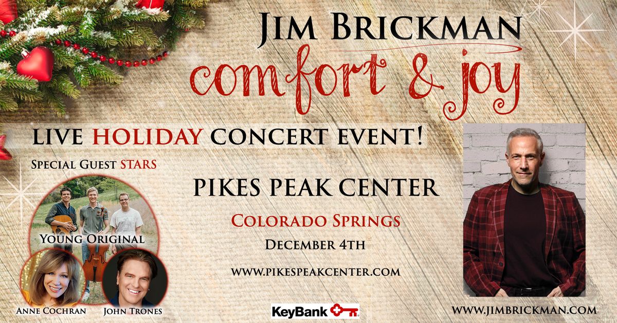 Colorado Springs - Jim Brickman Comfort & Joy LIVE in Concert!