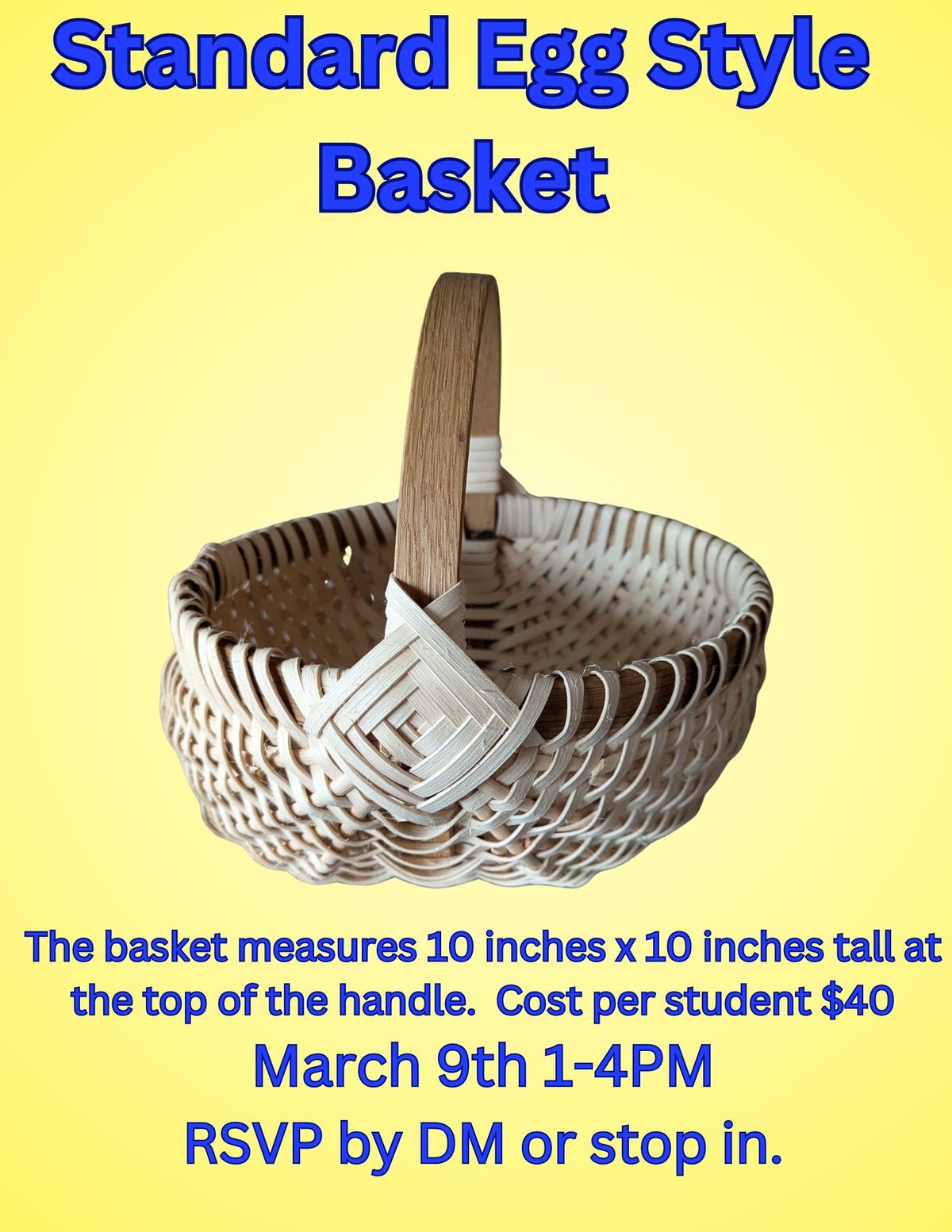 Basket Weaving on Sunday Afternoon