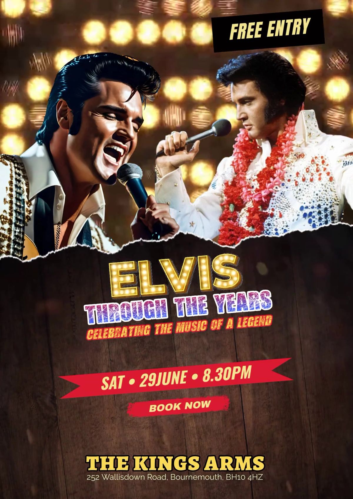 Elvis through the years