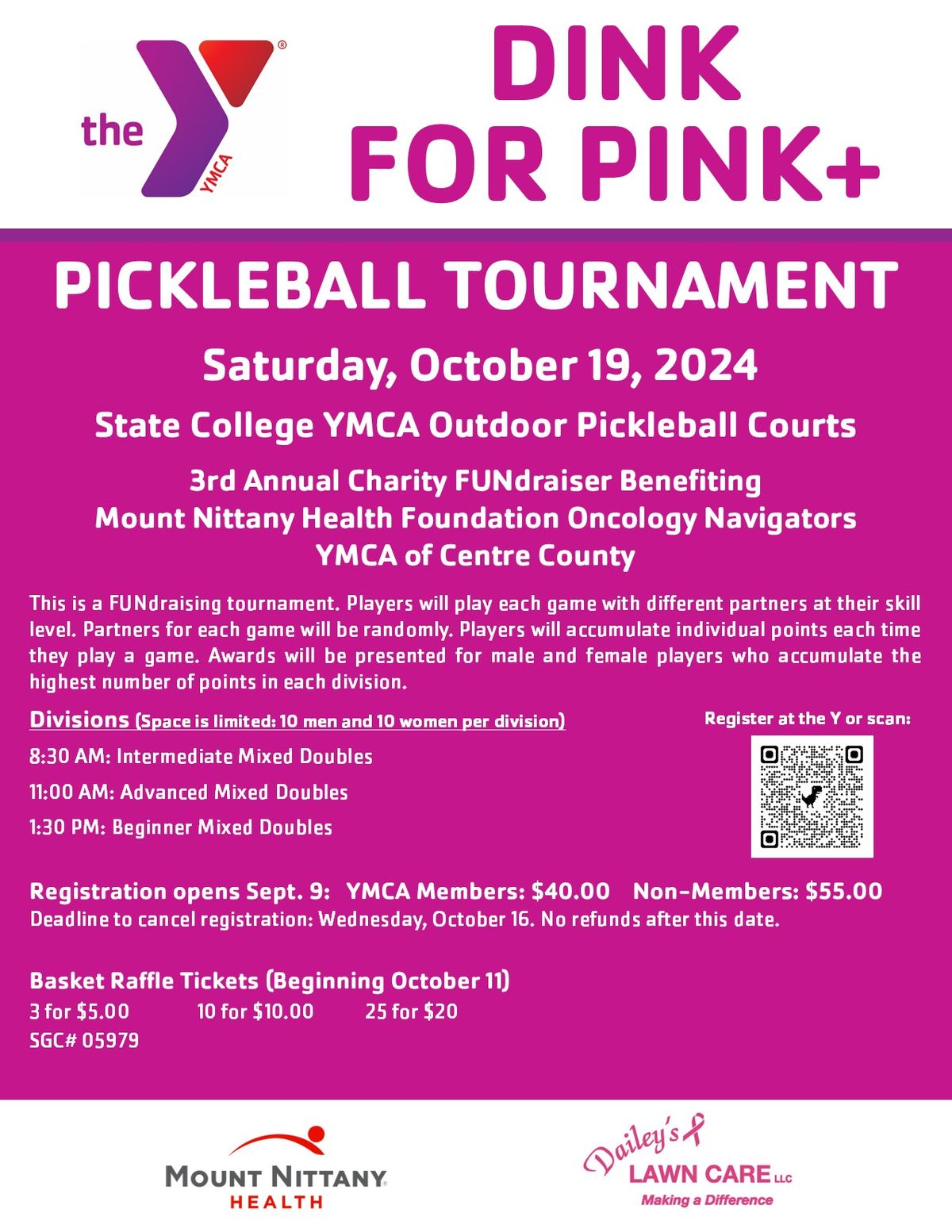 Dink for Pink+ Pickleball Tournament 