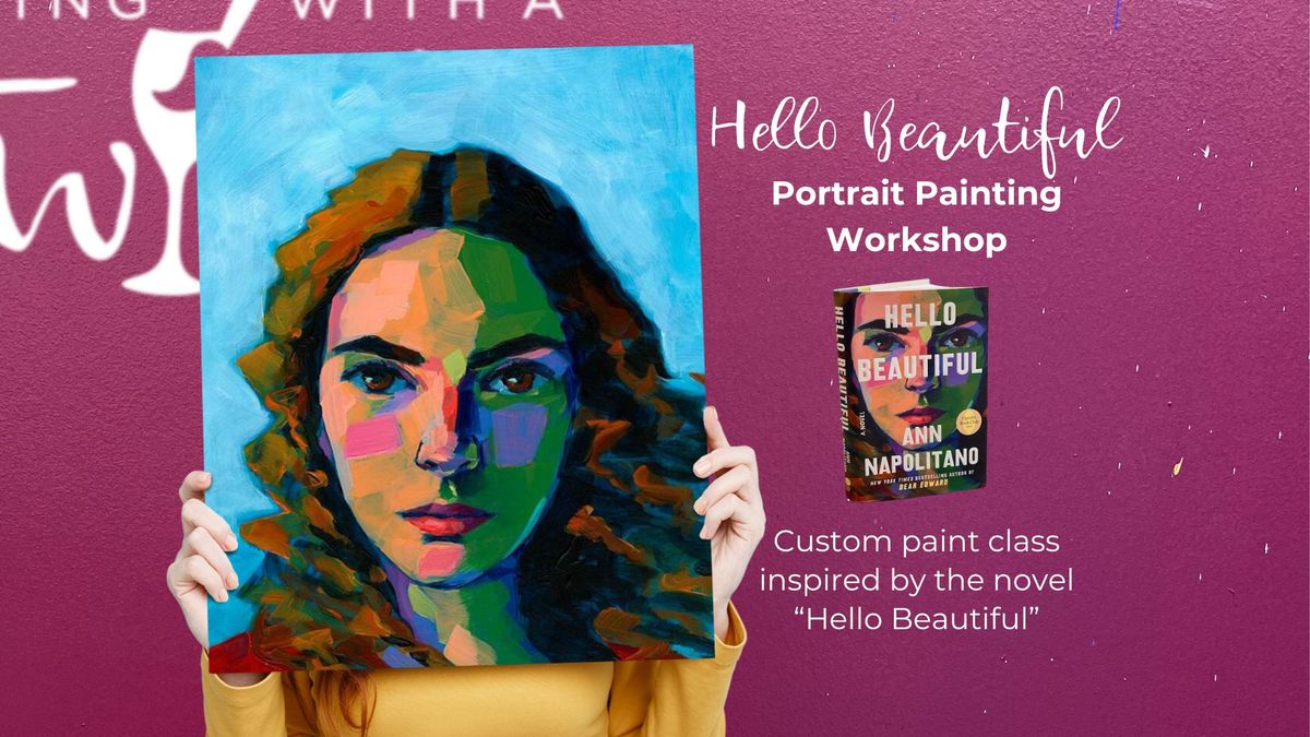 Paint Yourself or Your Partner! Custom Portrait Art Class With Wine\/Beer Bar