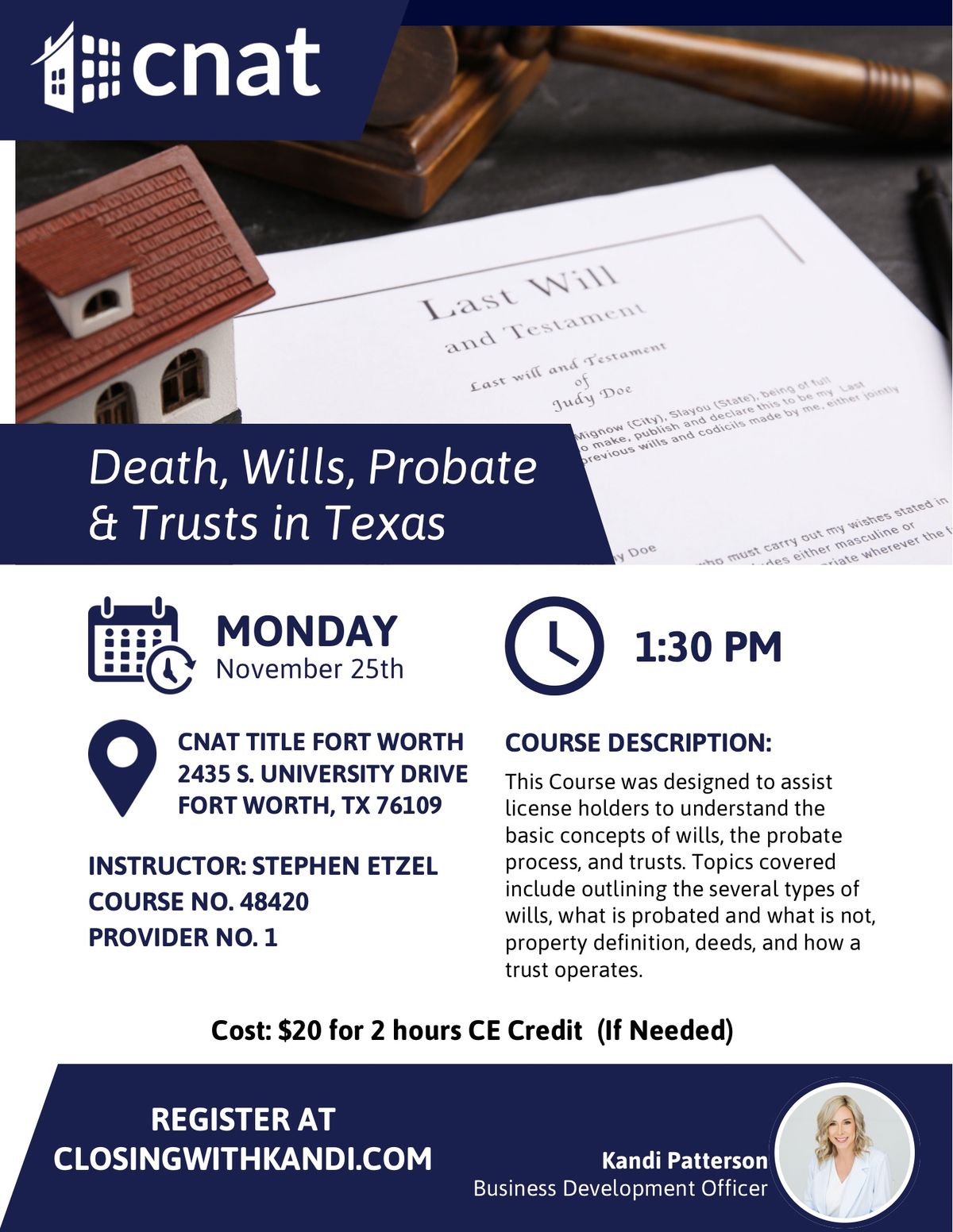 Death, Wills, Probate & Trusts in Texas