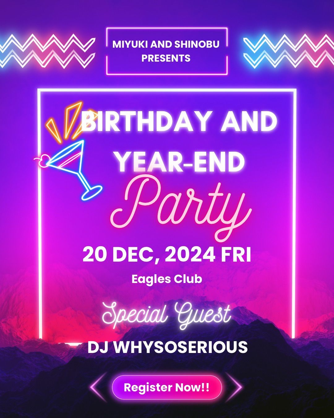 Miyuki\u2019s W 25 BD and Year End Party 2024!