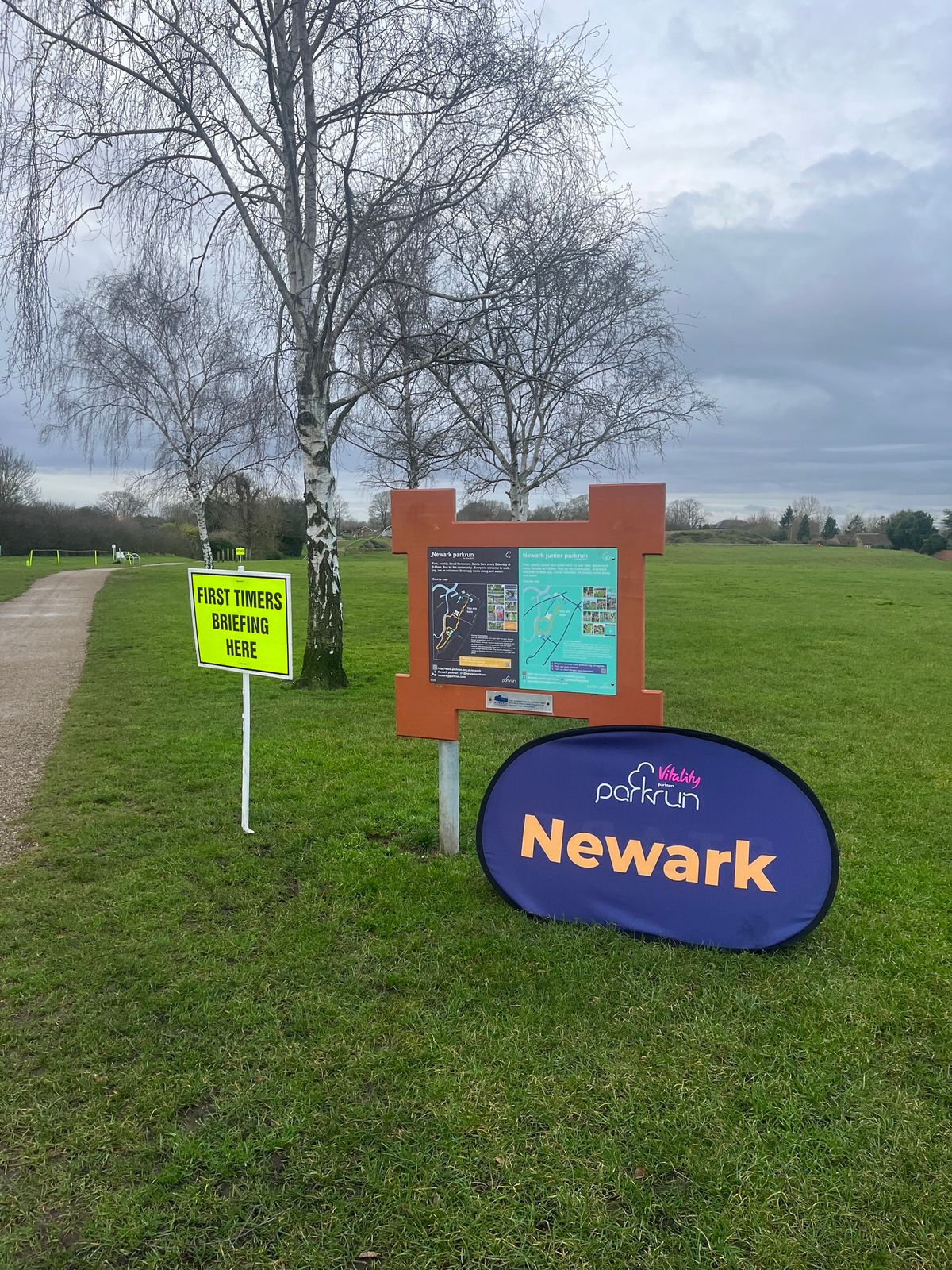 Newark parkrun New Years Day \ud83c\udf89 