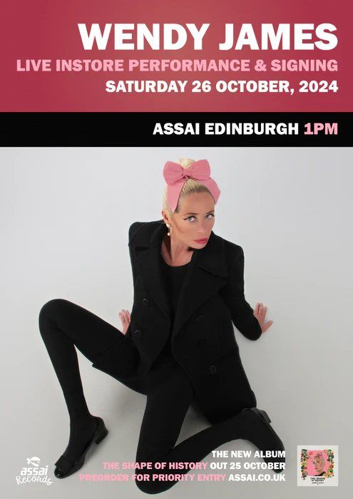 Wendy James The Shape Of History Instore Performance & Signing