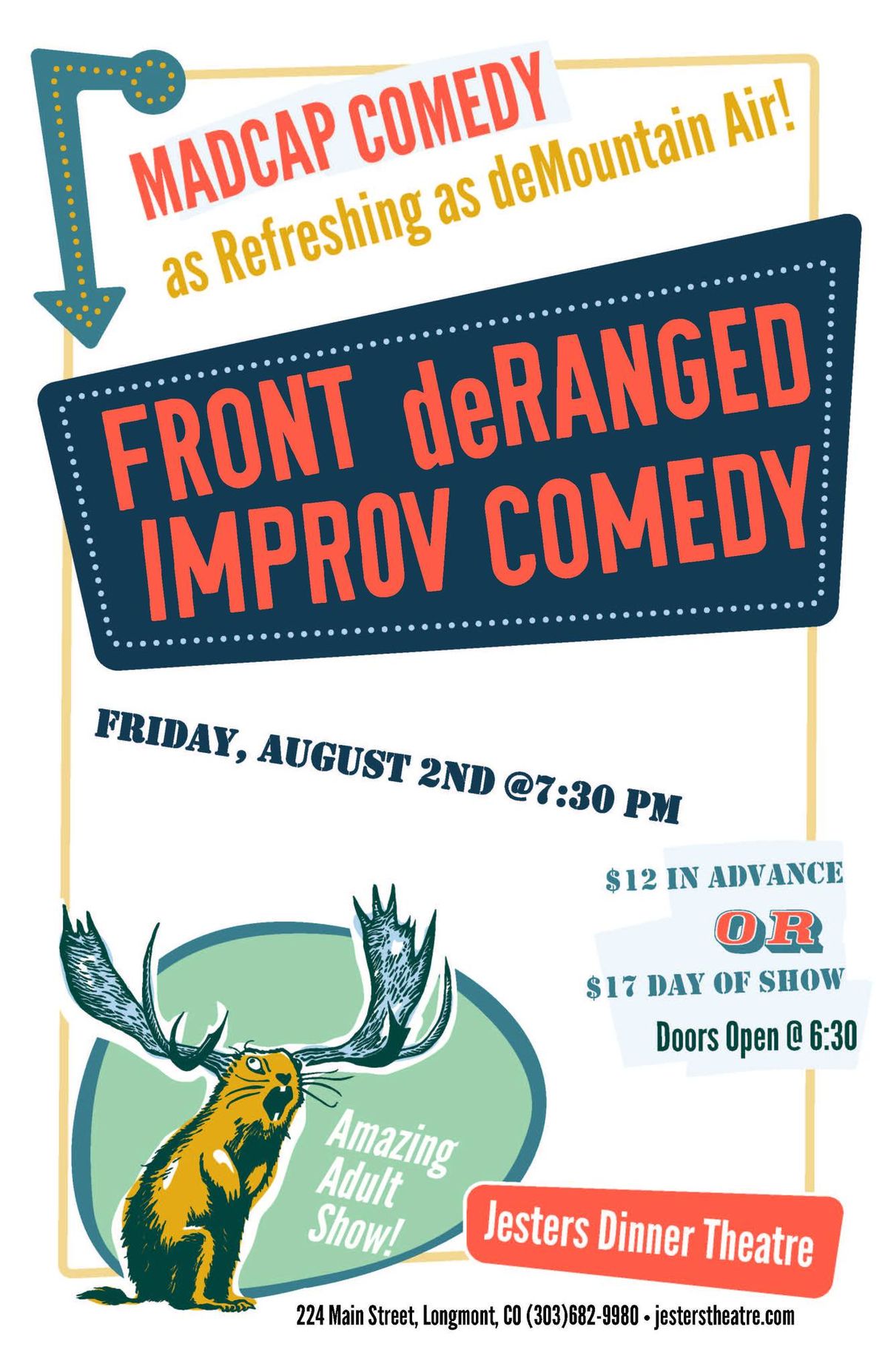 Front deRanged Improv Comedy -  August Show