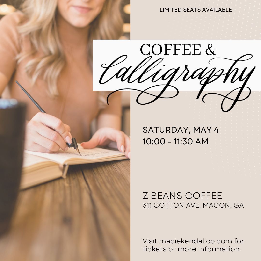 Coffee & Calligraphy - Beginner Workshop @ Z Beans