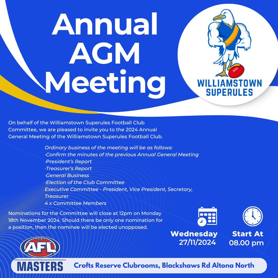 Annual AGM Meeting