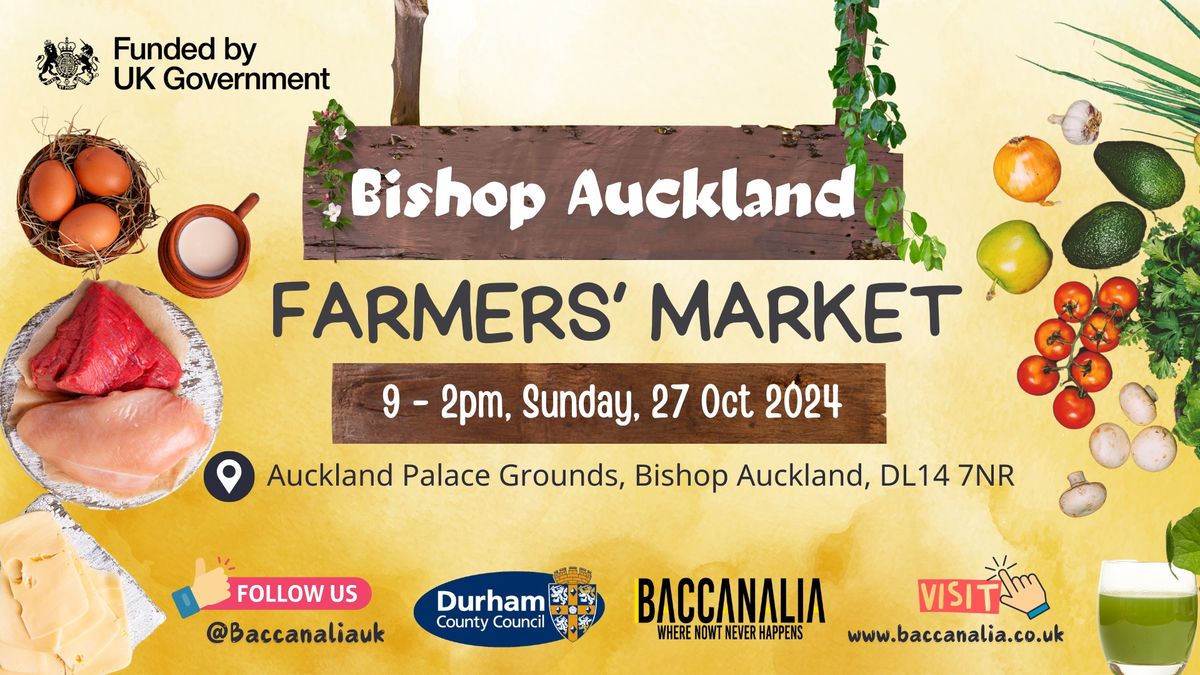 \ud83c\udf3fBishop Auckland Farmers Market \ud83e\uddc0