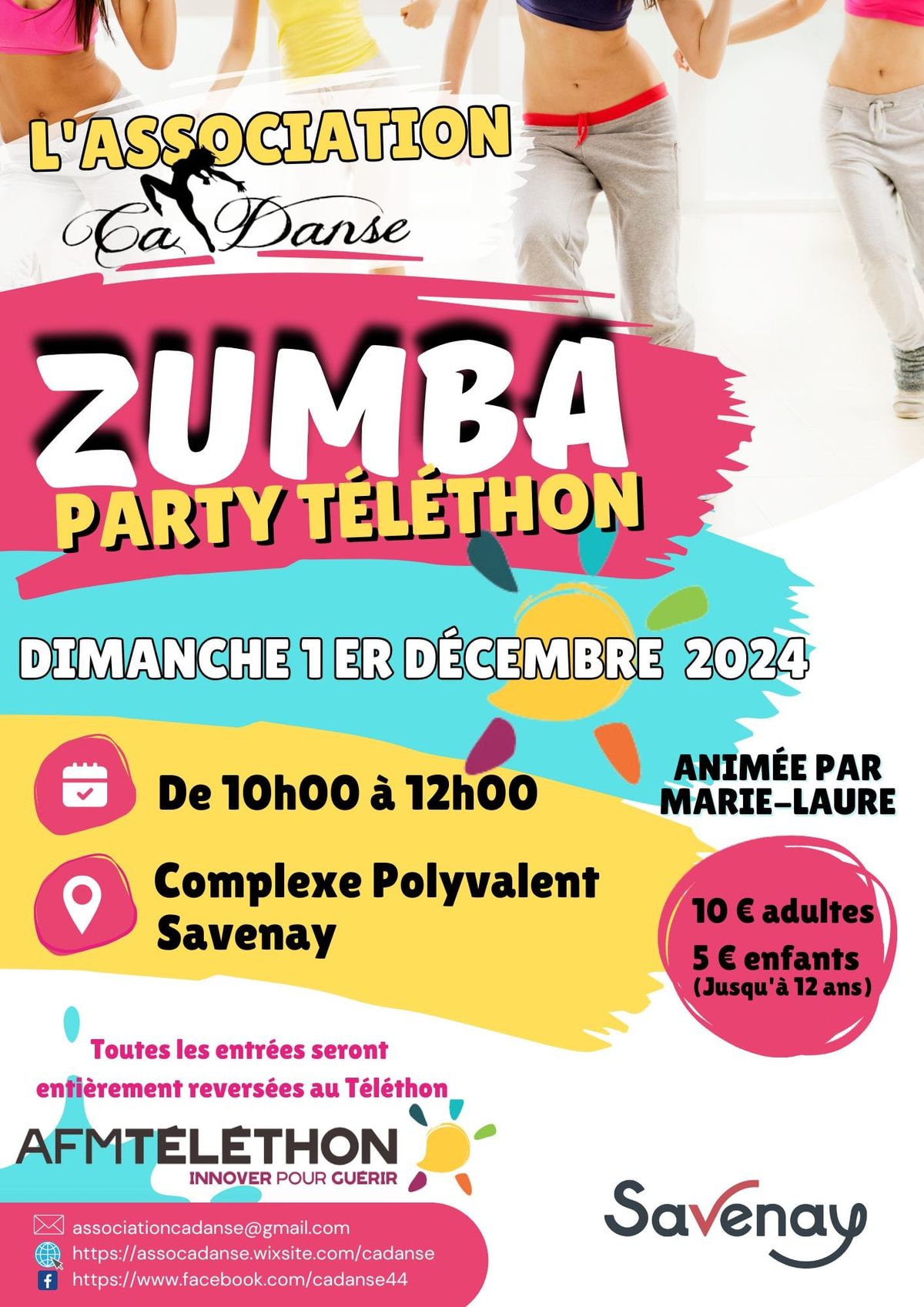 Zumba Party T\u00e9l\u00e9thon