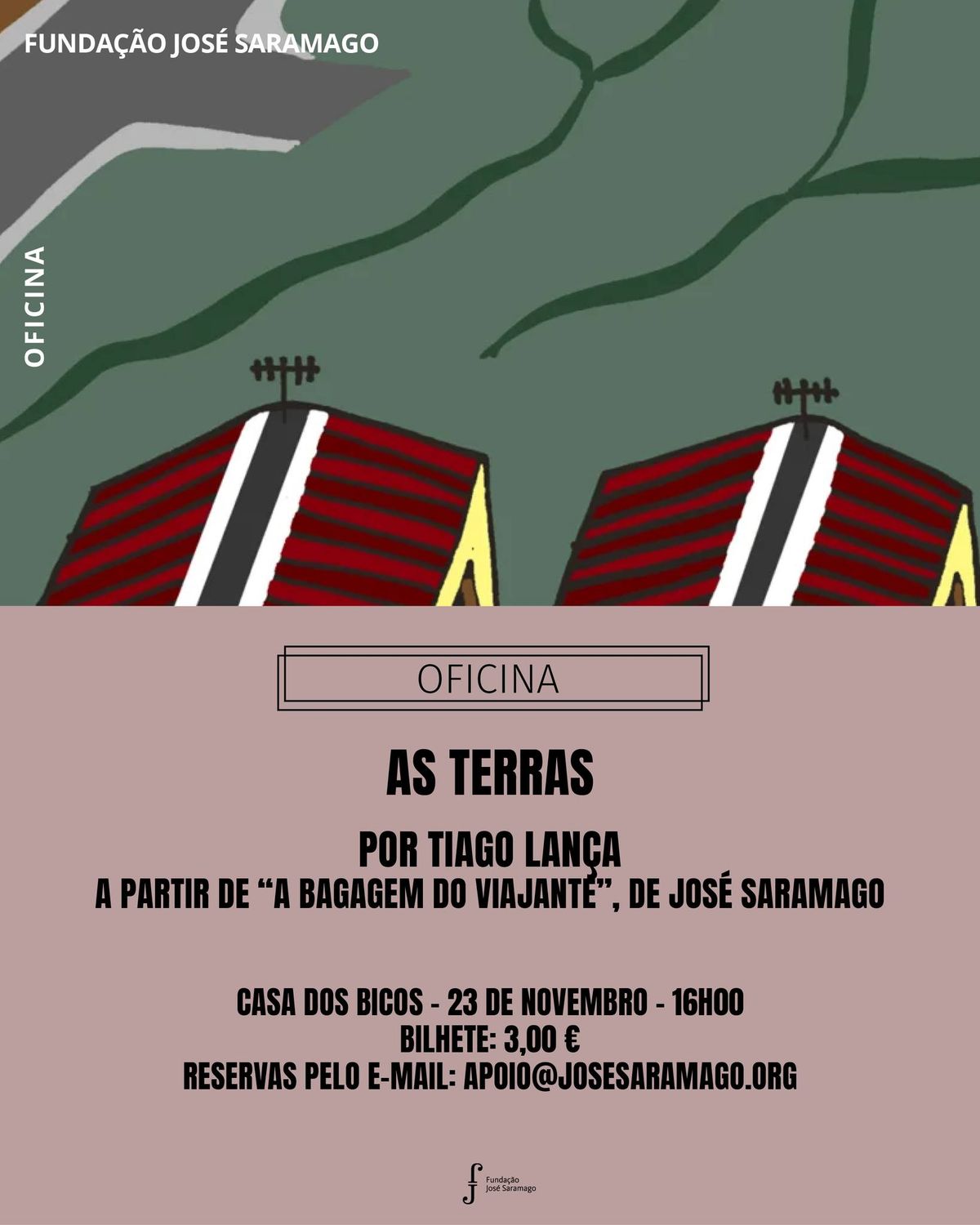 Oficina: "As terras", por Tiago Lan\u00e7a