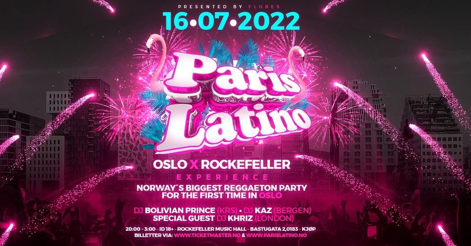 ParisLatino x Oslo Rockefeller 2022 \/ UTSOLGT