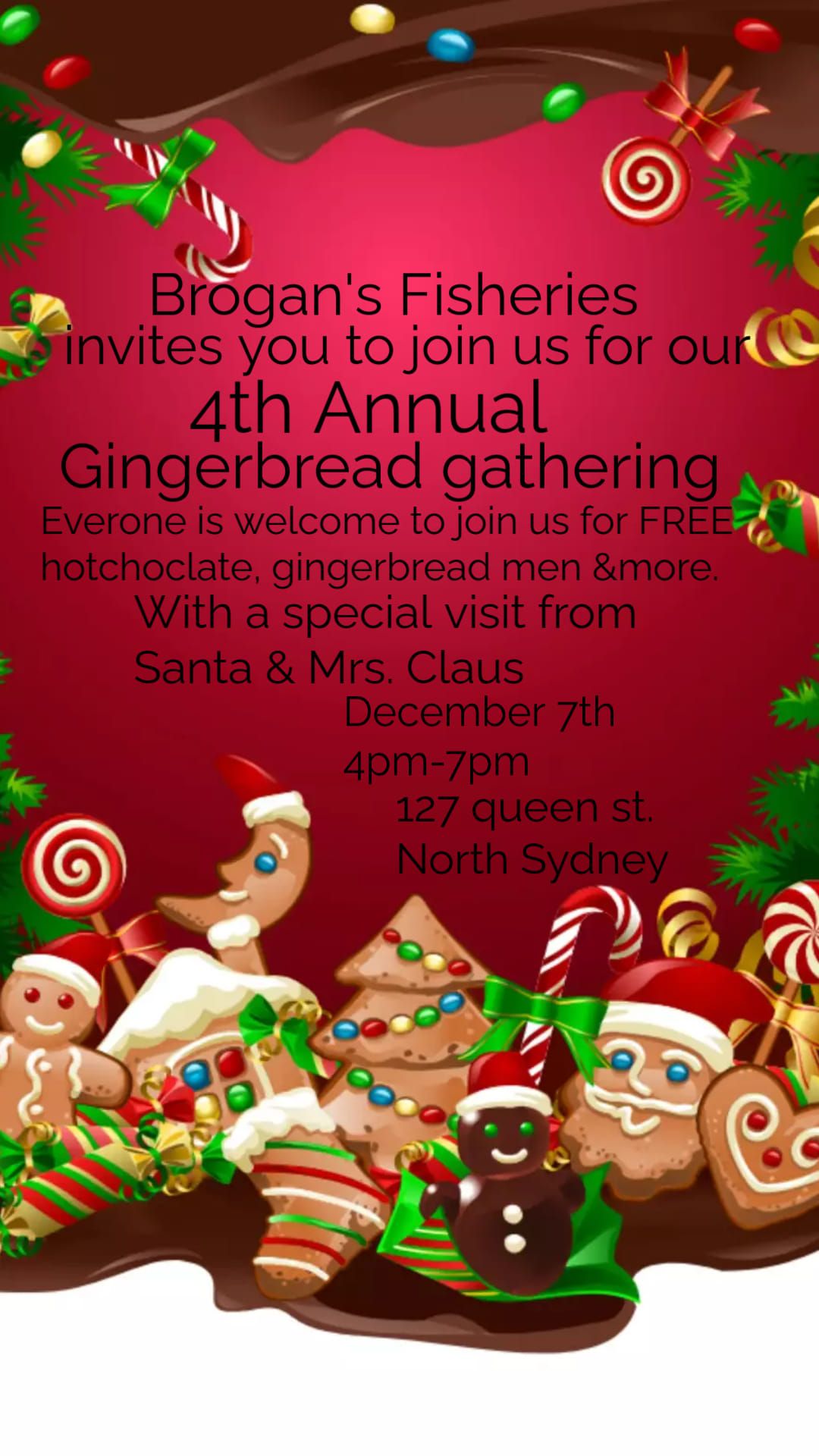 Bellas & Brogans Annual Gingerbread Gathering