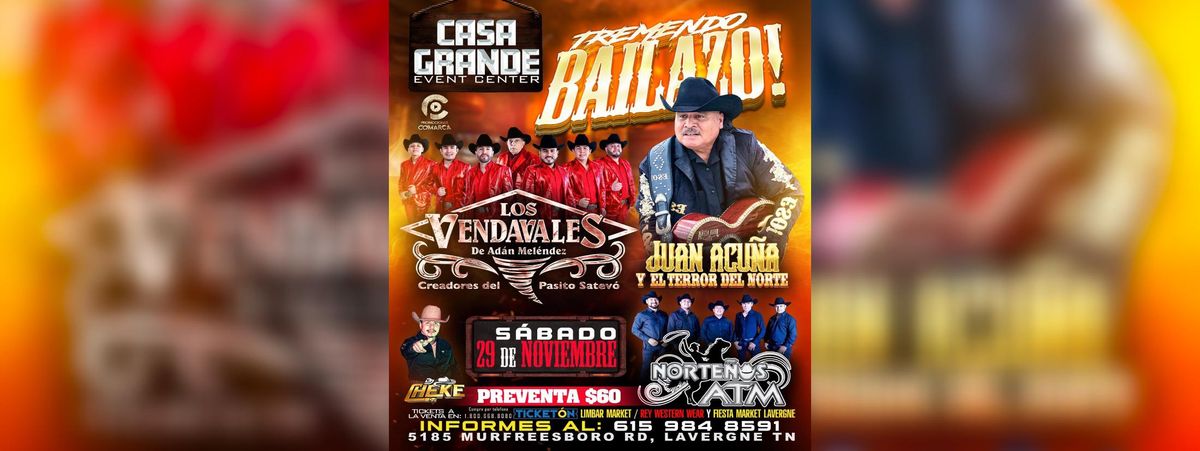 LOS VENDAVALES, JUAN ACU\u00d1A & M\u00c1S 