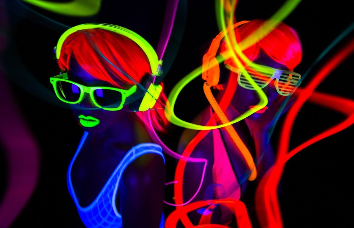 Blacklight Dance Party