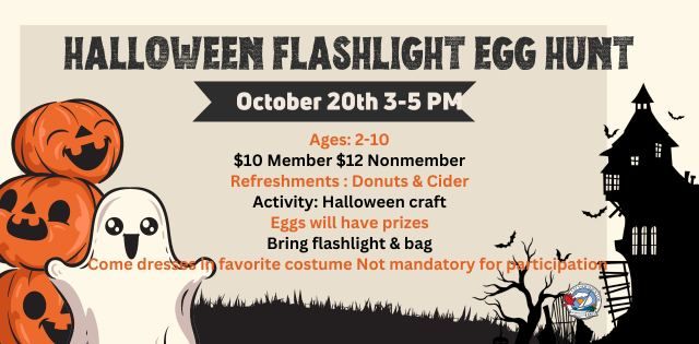 Halloween Flashlight Egg Hunt