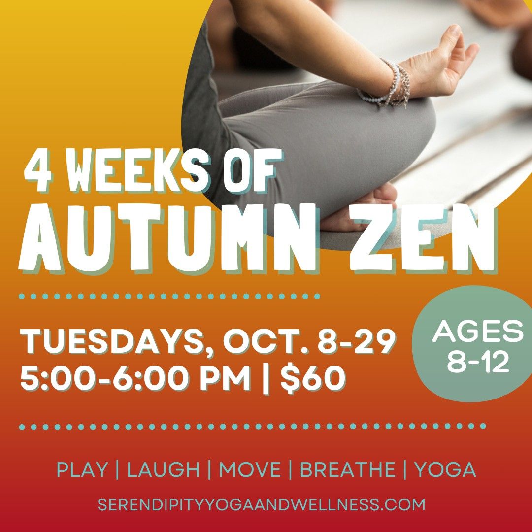 4 Weeks of Autumn Zen | Yoga for Kids 8-12