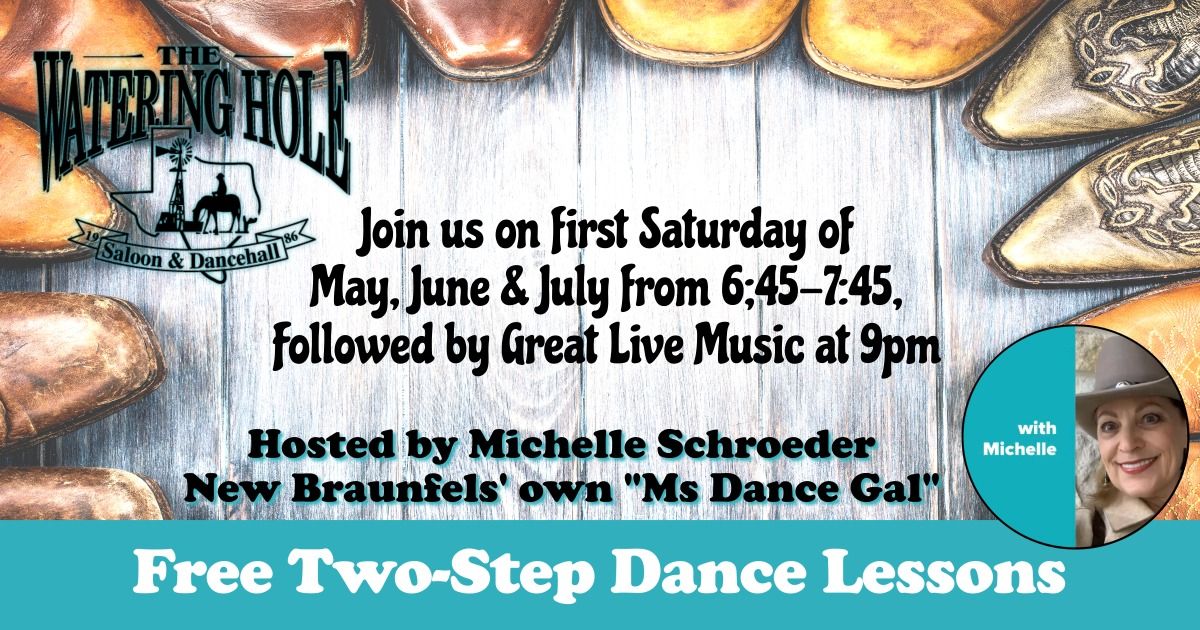 FREE Two Step Dance Lessons at Watering Hole Saloon, NB, TX