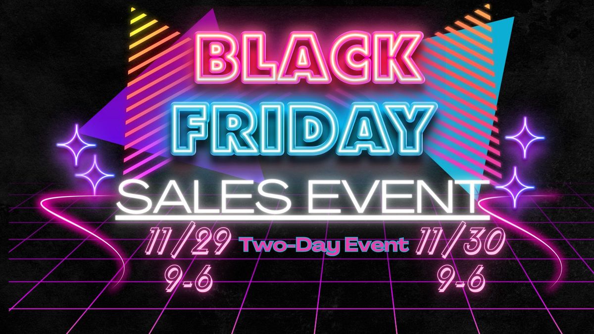 Black Friday Sales Event