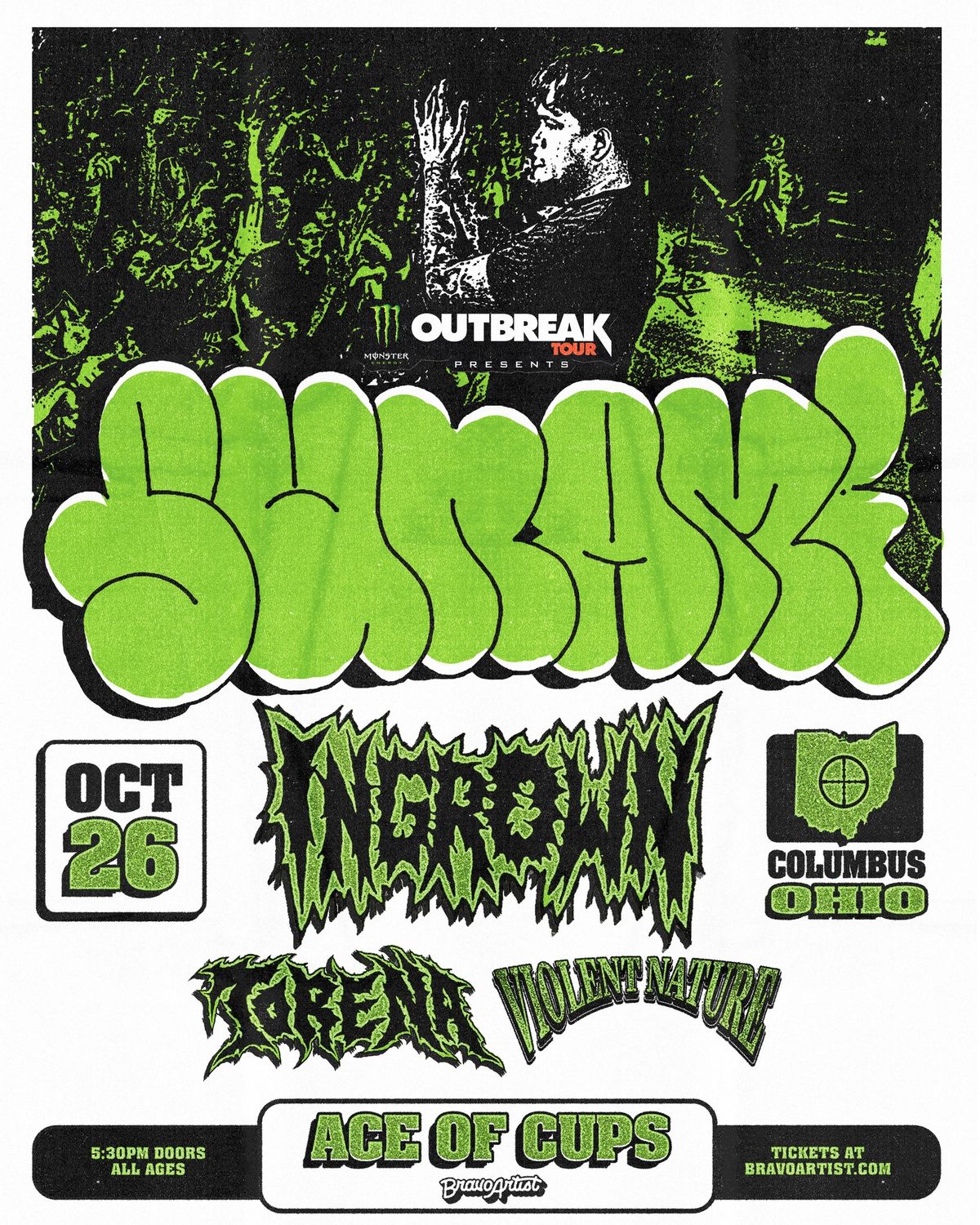 *EARLY SHOW* MONSTER ENERGY OUTBREAK TOUR PRESENTS: SUNAMI