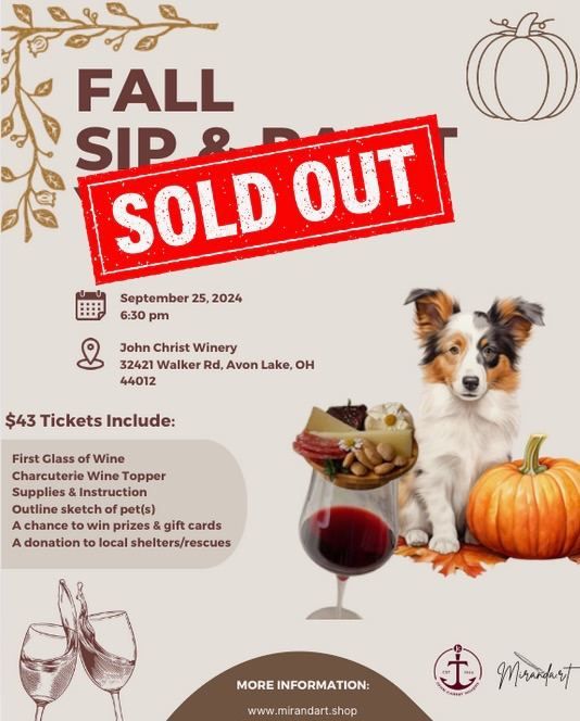 Fall Sip & Paint Your Pet