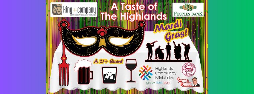 A Taste of the Highlands, Mardi Gras! 2025