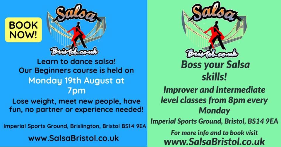 Beginner 8 week Salsa Course and 2 higher level drop in classes