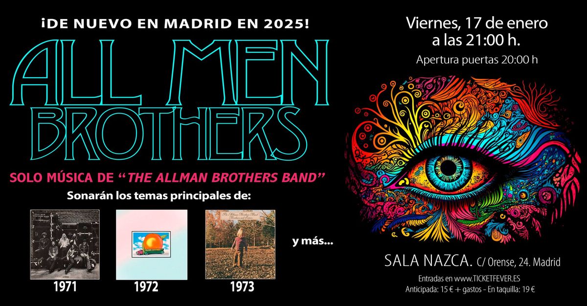 ALL MEN BROTHERS en Madrid 2025