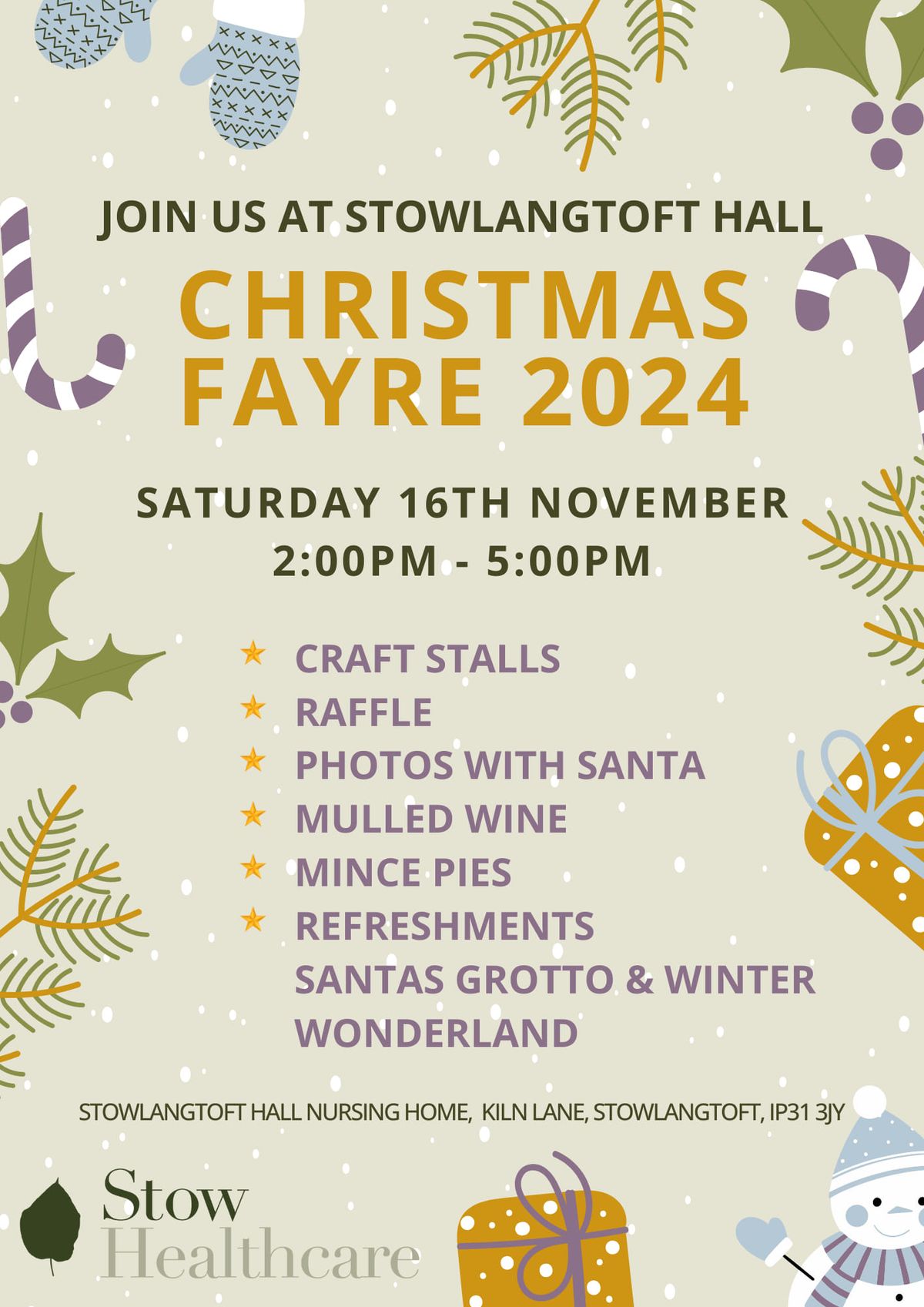 Stowlangtoft Hall Chritmas Fayre