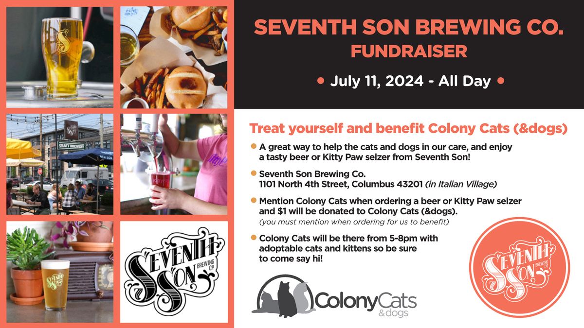 Colony Cats' Fundraiser at Seventh Son Brewing