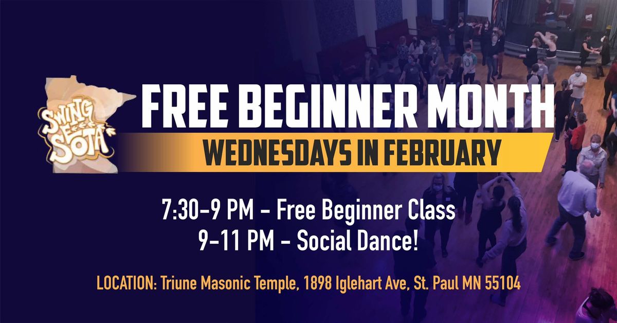 FREE Beginner Month! West Coast Swing - Feb 2025