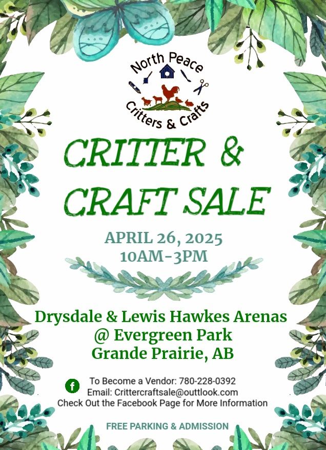 North Peace Critter & Craft Sale 2025