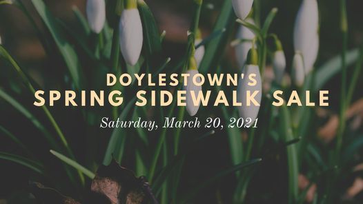Doylestown's Spring Sidewalk Sale