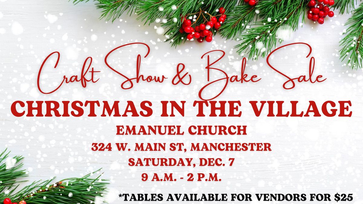 Christmas in the Village Craft Show & Bake Sale