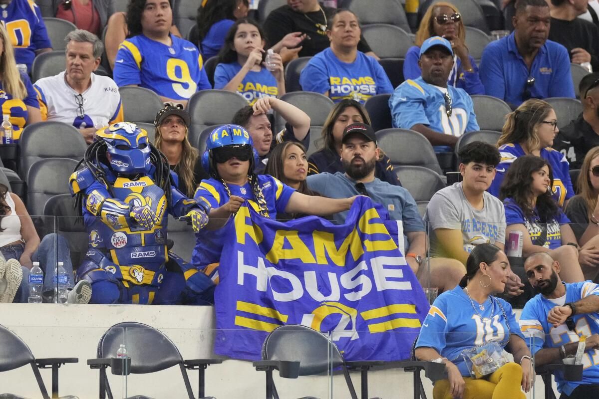 Los Angeles Chargers at Los Angeles Rams at SoFi Stadium