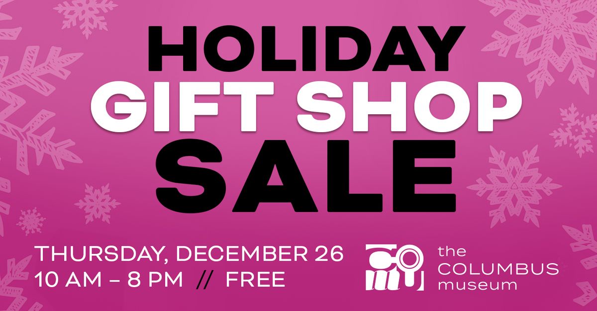 Holiday Gift Shop Sale