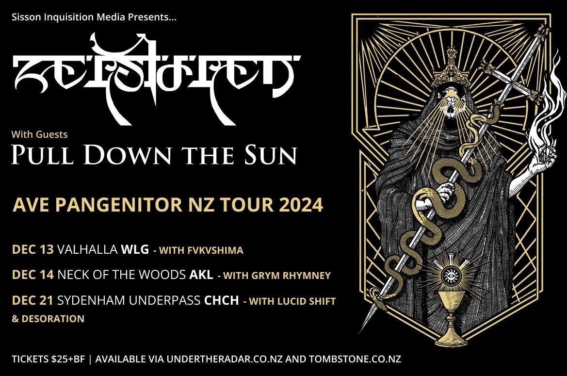 Zerstiren + Pull Down The Sun - Ave Pangenitor 2024 tour - Wellington