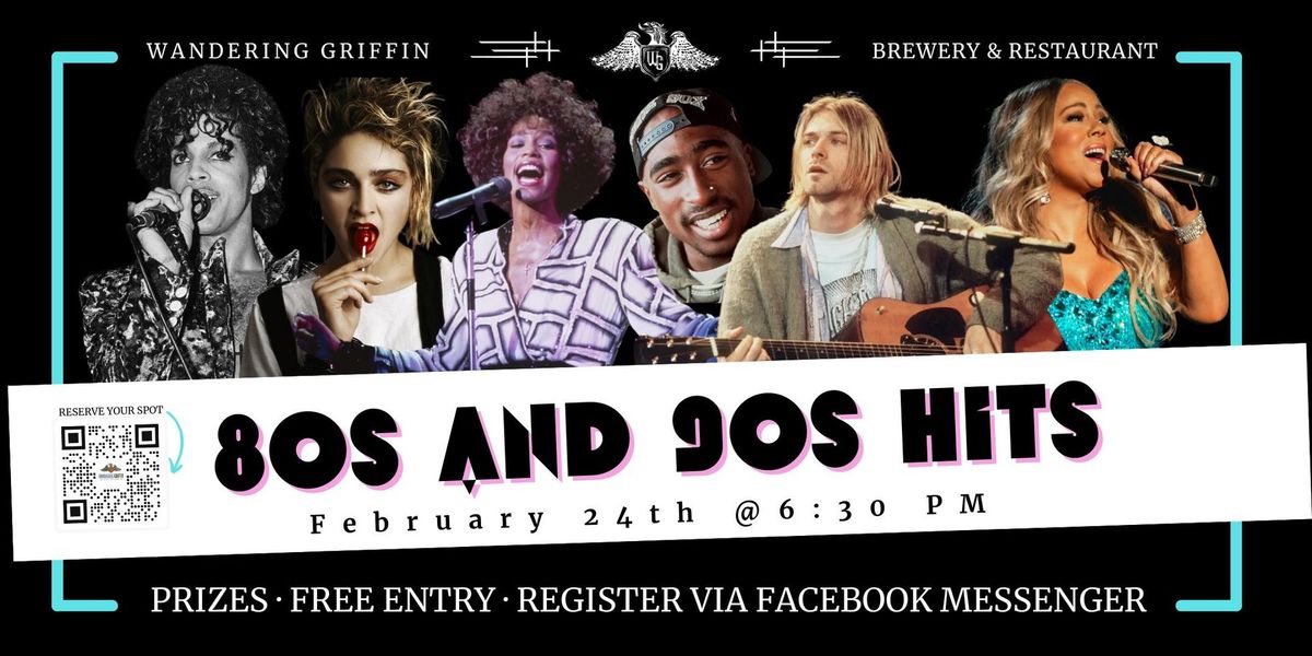 THEMED TRIVIA: 80s and 90s Hits | The Wandering Griffin