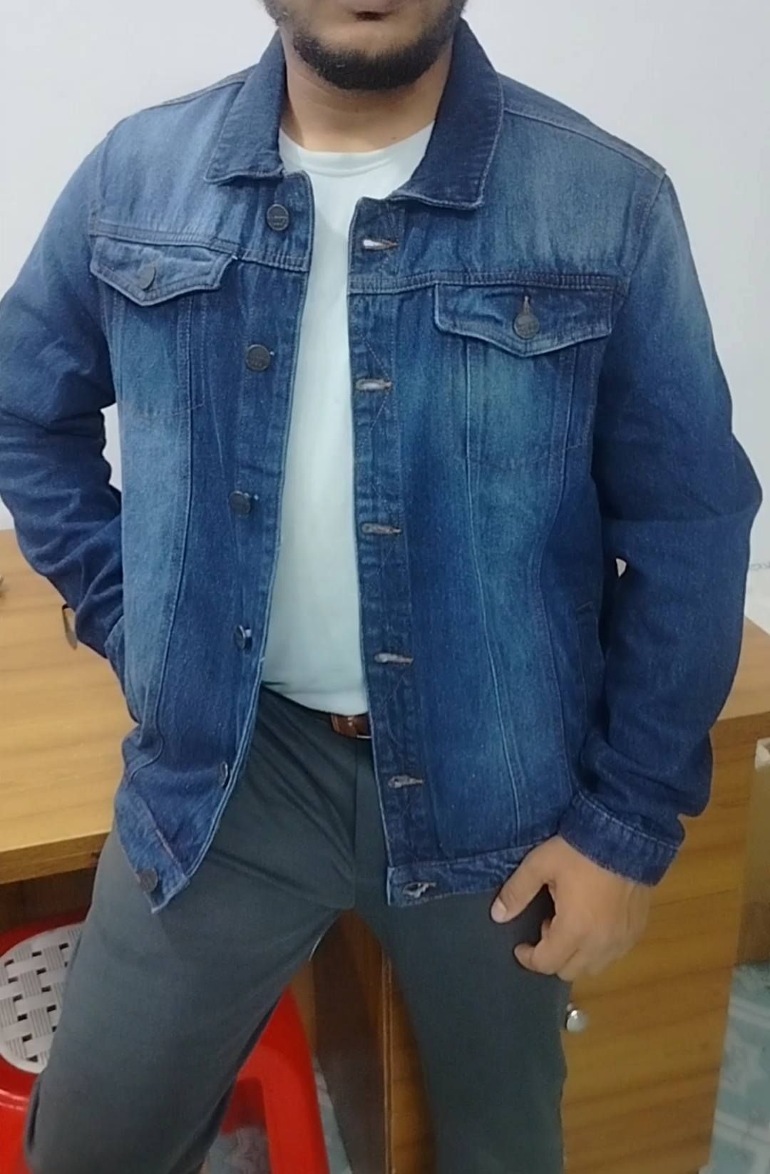 man's original denim jaket