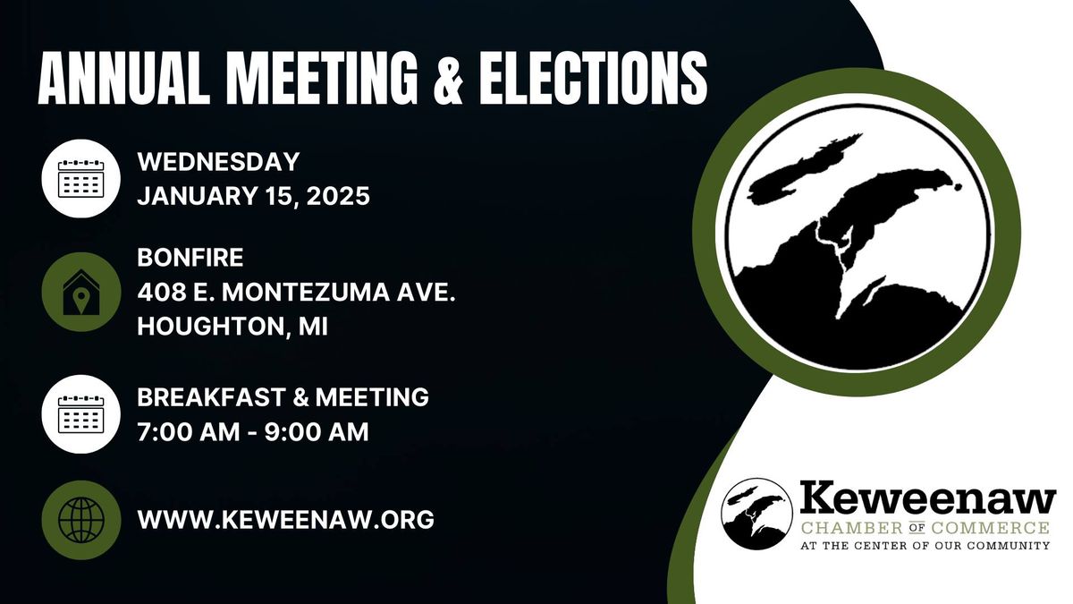 Keweenaw Chamber of Commerce Annual Meeting & Elections