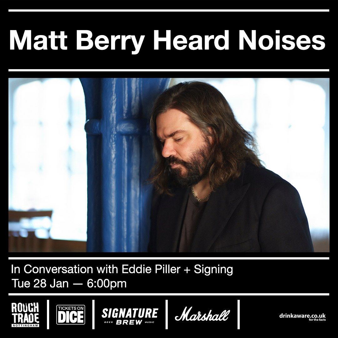 Matt Berry (In Conversation+Signing) 