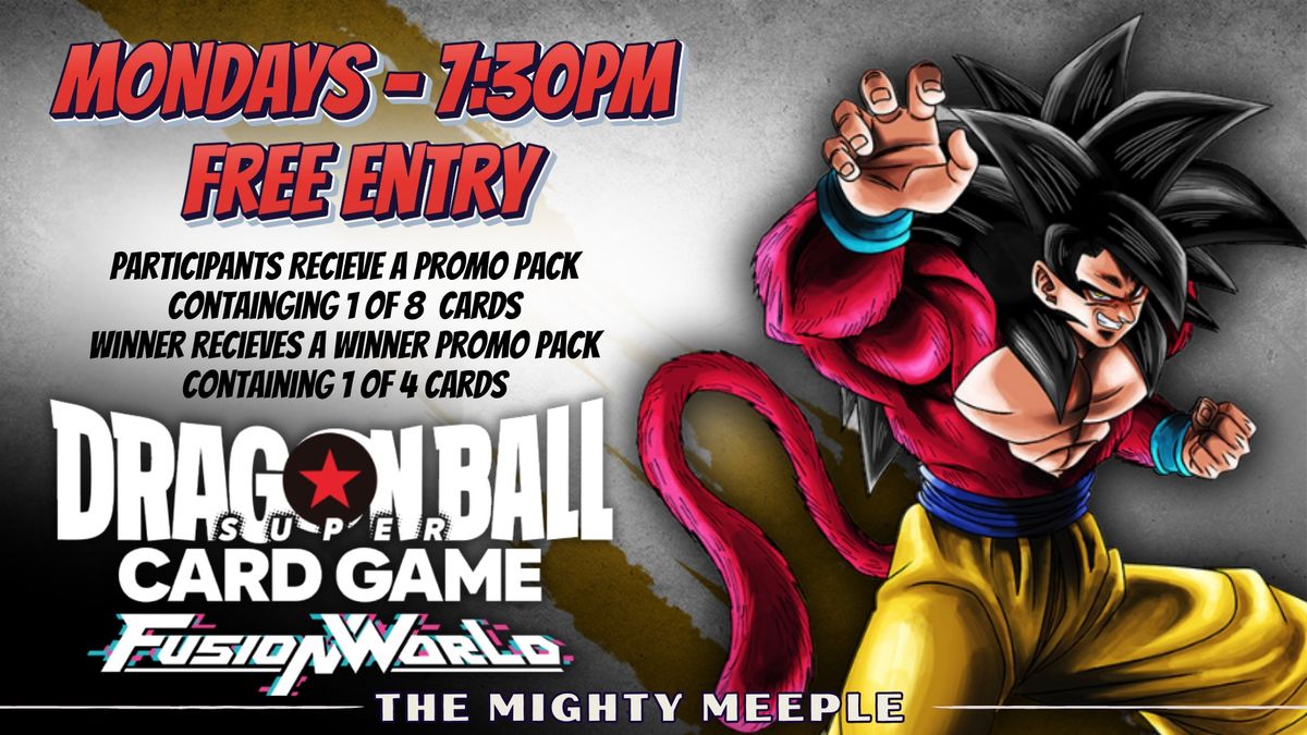 Dragon Ball SCG Fusion World @ The Mighty Meeple