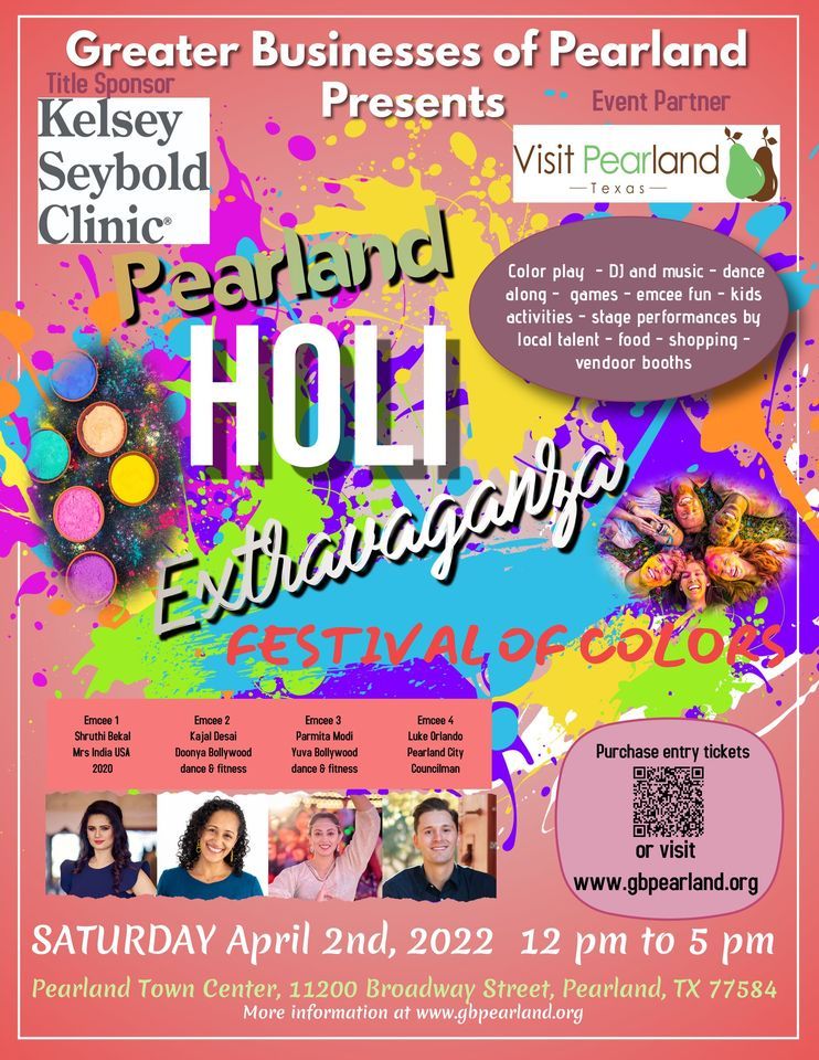 Festival of Colors Pearland Holi Extravaganza 2022, 11200 Broadway