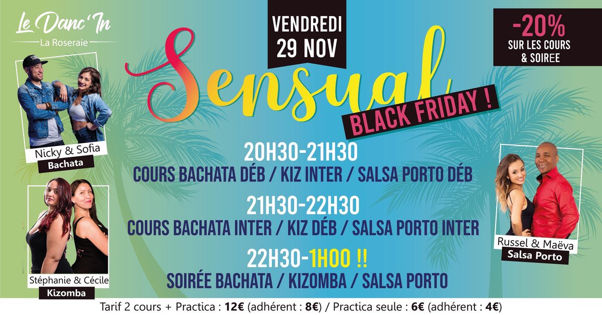 \ud83c\udf89 Le Sensual Friday se transforme en Sensual Black Friday ! \ud83c\udf89 Cours + Pratica \u00e0 tarif r\u00e9duit 