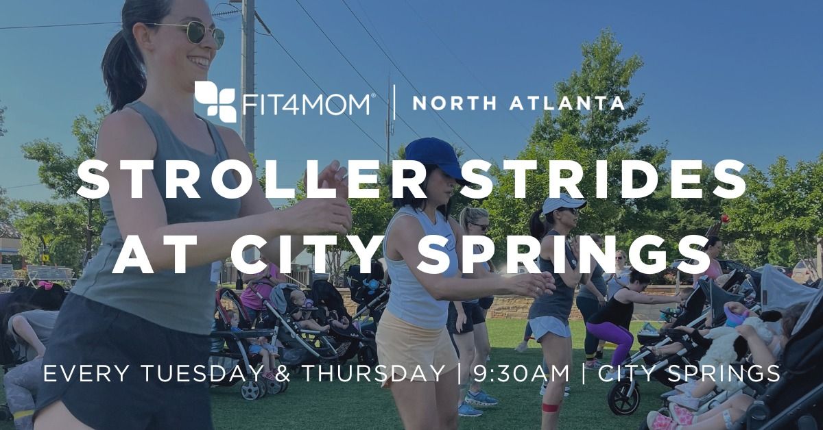 FIT4MOM Mommy and Me Stroller Workout at City Springs