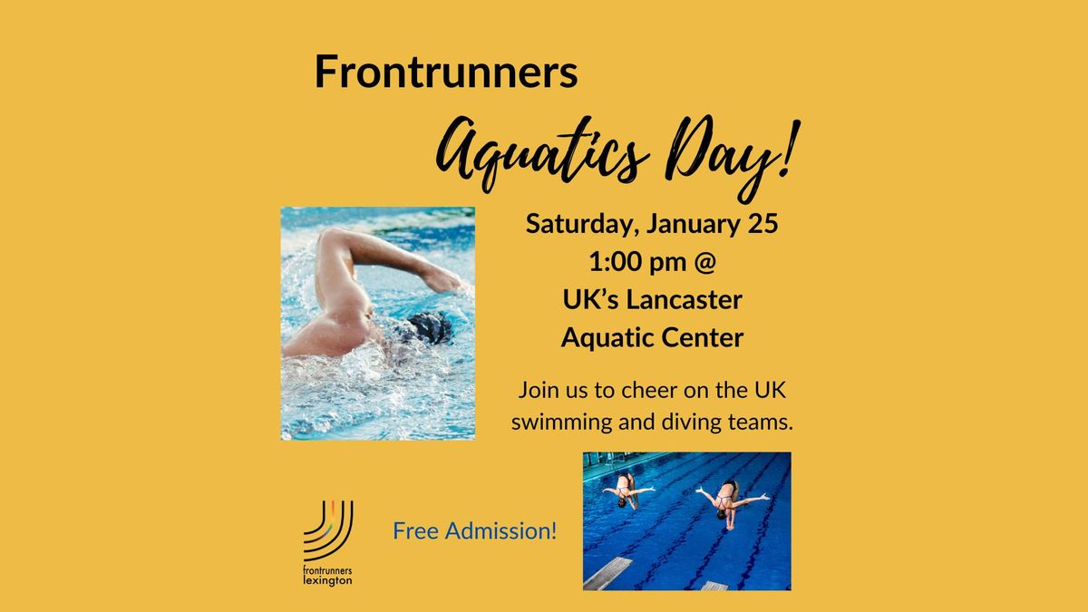 Frontrunners Aquatics Day