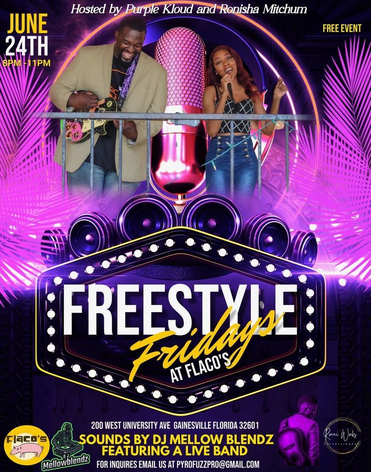 Freestyle Friday Patio Show at Flaco's