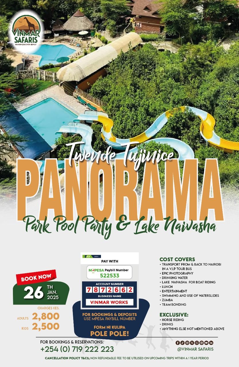 Panorama Park Pool Party & Lake Naivasha Adventure